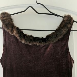 Soft Chocolate cocktail dress